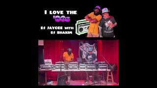 DJ Jaycee amp DJ Shakim rocking on 4 turntables LIVE at Red Light Cafe for “I Love The 80’s” [upl. by Sherye]