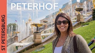 Peterhof Palace in Russia  St Petersburg 😍 Vlog 5 [upl. by Khalsa]