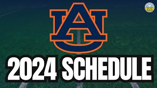 2024 Auburn Football Schedule Preview GAMEBYGAME ANALYSIS [upl. by Sublett]