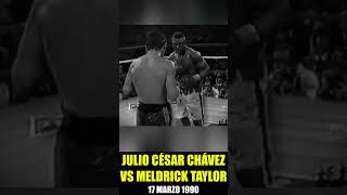 🥊JULIO CESAR CHAVEZ VS MELDRICK TAYLOR ROUND 12 🔥17 DE MARZO 1990 shorts juliocesarchavez [upl. by Oiraved87]