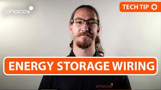 Phocos Tech Tip Energy Storage Wiring amp Preparation [upl. by Darooge28]