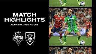 HIGHLIGHTS Real Salt Lake vs Seattle Sounders FC  April 29 2023 [upl. by Rebna]