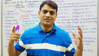 Part 1 Biomolecules  Introduction amp Basics  Biochemistry [upl. by Susej]