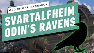 God of War Ragnarok  All Raven Locations Svartalfheim [upl. by Eyak477]