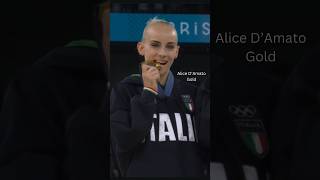 Alice DAmato Triumphs Gold Victory on Gymnastics Balance Beam Finals Paris 2024 [upl. by Ninon654]