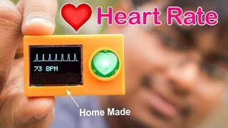 How to make a Heart Rate Detector at Home  Under 10 [upl. by Egidio]