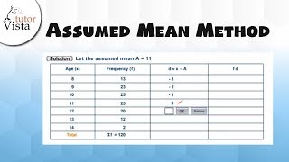 Assumed Mean Method  Statistics  NCERT 10th Class Maths [upl. by Nodnil]