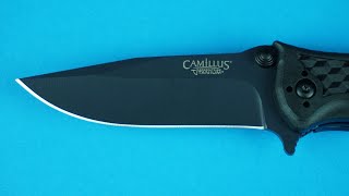 Camillus Shatter Folding Knife  Unboxing and Review 🔥 ASMR [upl. by Nywnorb]