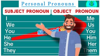 PERSONAL PRONOUNS  Subject amp Object  English to Somali grammar lesson [upl. by Reimer]