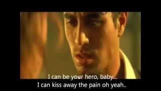 Enrique Iglesias Hero Original MV Lyrics On Screen [upl. by Nyroc]