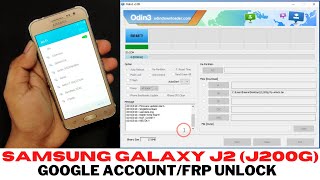 Samsung Galaxy J2 Frp Bypass  Samsung J200G Frp Unlock by Odin  Sam J2 Frp Reset File 100 Working [upl. by Darcy]