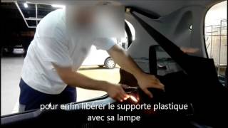 Tuto démontage cache intérieur custode Ar Clio 4disassembly inside protection rear window Clio 4 [upl. by Eri]