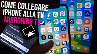 Come collegare iPhone alla TV  Come duplicare lo schermo di iPhone su TV  LG Smart TV [upl. by Berkin]