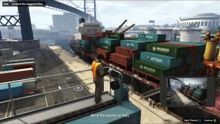 GTA 5 Mission Scouting the PortGo to the Vantage Point wLive Commentary [upl. by Ricki]