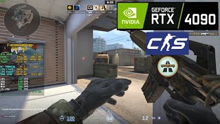 CS2 Overpass RTX 4090 24GB  RYZEN 7 7800X3D  1680x1050 Low Settings Benchmarks [upl. by Gunas621]