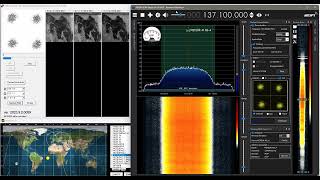 METEORM N24 first LRPT image received 2 March 2024 [upl. by Kunz733]