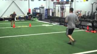 Lateral Shuffle to Ball Drop Drill [upl. by Cindra]