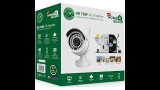 Camera IP Wireless HOMEGUARD All Weather HGWOB751 HD 720p [upl. by Anaeel]