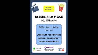 Accede a lo mejor del streaming Netflix Disney Spotify Max y más [upl. by Kered]