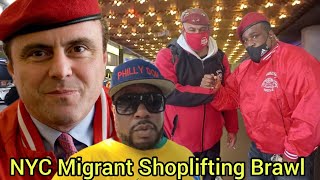 NYC Migrant Shoplifers Fight Guardian Angles [upl. by Utas]