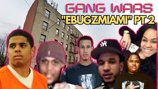 Bronx Gang War  EBUGZMIAMI  PT 2 EdenBoyz United Gunnaz Macombs Is A Major Issue [upl. by Andie91]