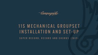 INSTALLATION AND SETUP OF THE 2015 MECHANICAL GROUPSETS [upl. by Rramaj]