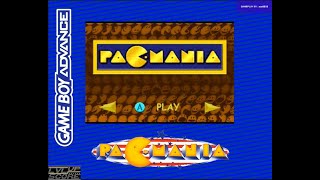 NINTENDO GAMEBOY ADVANCE  PACMAN COLLECTION  PACMANIA NAMCO  2001  273390 PTS [upl. by Annaujat]