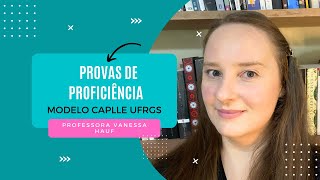 CAPLLE UFRGS Resolução de Modelo Prova de Proficiência [upl. by Lsil]