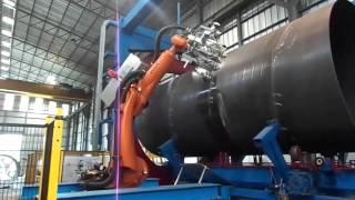 ISONIC AUT 16  Pipe Mills  Robotized MultiChannel Automatic Ultrasonic Testing of Spiral Welds [upl. by Ijuy]