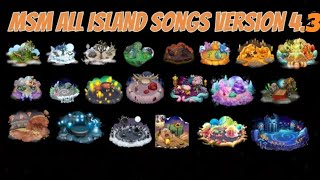 MSM All Island Songs  Version 43  My Singing Monsters [upl. by Ttayw]