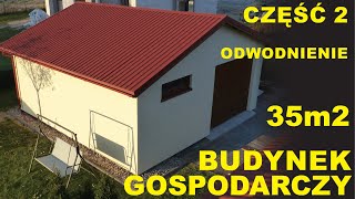 Cz2 Odwodnienie terenu pod budynek gospodarczy 35 m2 na zgłoszenie [upl. by Ednalrim]