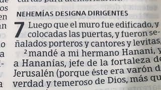 Nehemias 7 Nehemías designa dirigentes y Santiago 2 Amonestación contra la parcialidad [upl. by Eeb805]