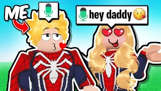 Matching EGIRLS AVATARS in Roblox VOICE CHAT [upl. by Gail253]