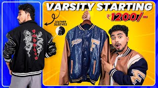 🔥 I Bought Best BUDGET Varsity Jackets for MEN  2024 Winter Fashion HAUL [upl. by Yerocal]