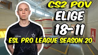 CS2 POV  Complexity EliGE 1811 vs MOUZ Nuke  ESL Pro League Season 20 [upl. by Enitsirc619]