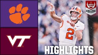 Clemson Tigers vs Virginia Tech Hokies  Full Game Highlights  ESPN College Football [upl. by Oigaib]