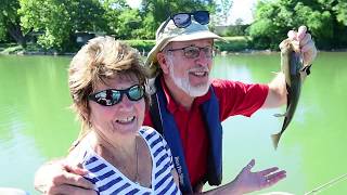 Upstate NY Outdoors Sherry Whipple at 75 regularly fishes the Jamesville Reservoir solo [upl. by Dniren]