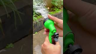 retractable hose reel expandable garden hose shorts tricks plant flowers gardening [upl. by Travis]