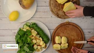 Grüner Smoothie Rezept mit Gurke Spinat [upl. by Issie241]