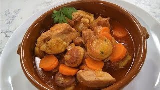 Pollo en salsa con huevos tontos [upl. by Inacana]