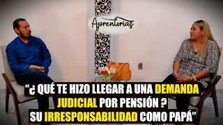 ¿Qué te hizo llegar a una demanda judicial por pensión Su irresponsabilidad como papá [upl. by Uzzia]