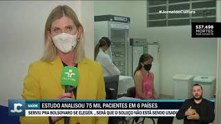 Estudo mostrou que vacina contra influenza gripe reduz as chances de efeitos graves da Covid19 [upl. by Okomot]