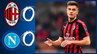 MILAN  NAPOLI 00  PIATEK BUONA LA PRIMA [upl. by Sanborne109]