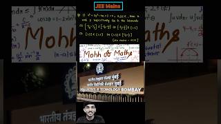 One minute JEE series jee2025 maths jeeadvanced jeemains nit jeepreparation aspirants mains [upl. by Adelina835]