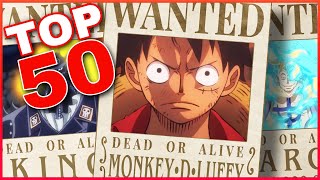 TOP 50 DES PLUS GROSSES PRIMES DE ONE PIECE  Jusquà Onigashima [upl. by Floris]