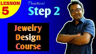 Lesson5 JEWELRY DESIGN COURSE FREE  Jewellery Design Drawing Course Online Free Step 2 [upl. by Nali595]