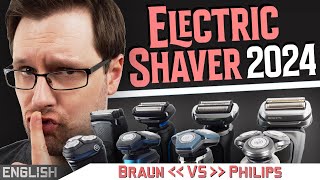 Best Electric Shaver 2024 ► 8 Devices Comparison  Braun VS Philips ✅ Reviews quotMade in Germanyquot [upl. by Crandell503]