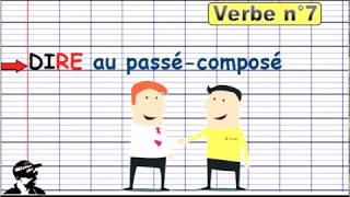 Conjuguer quotdirequot au passé composé 2019 [upl. by Harle]