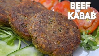 Beef Shami Kabab Recipe by YES I CAN COOK BeefKabab IftarSpecial 2019Ramazan [upl. by Odelle]