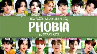 REMAKE How Would SEVENTEEN Sing PHOBIA by STRAY KIDS w LYRICS [upl. by Drhacir]